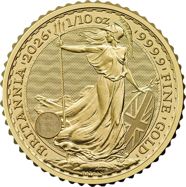 Britannia 1/10 uncji Złota 2026