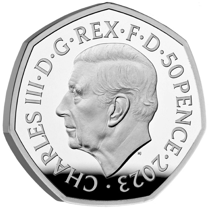 Star Wars: R2-D2 and C-3PO kolorowany 50p Srebro 2023 Proof