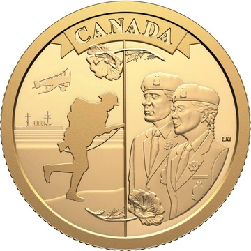 Canada: 100th Anniversary of The Royal Canadian Legion 100 CAD Złoto Proof 2026