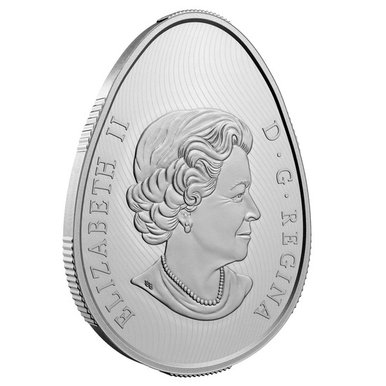 Pisanka kolorowana Srebro 2022 Proof