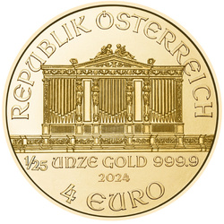 Wiedeński Filharmonik 1/25 uncji Złota 2024
