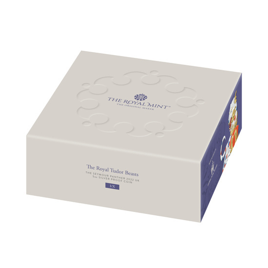 The Royal Tudor Beasts: Seymour Panther 5 uncji Srebra 2022 Proof