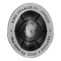 Tuvalu: Teenage Mutant Ninja Turtles - Domed Shell kolorowany 1.5 uncji Srebra 2024 Antiqued Coin