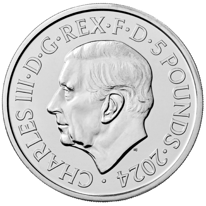 Buckingham Palace £5 Miedzionikiel 2024