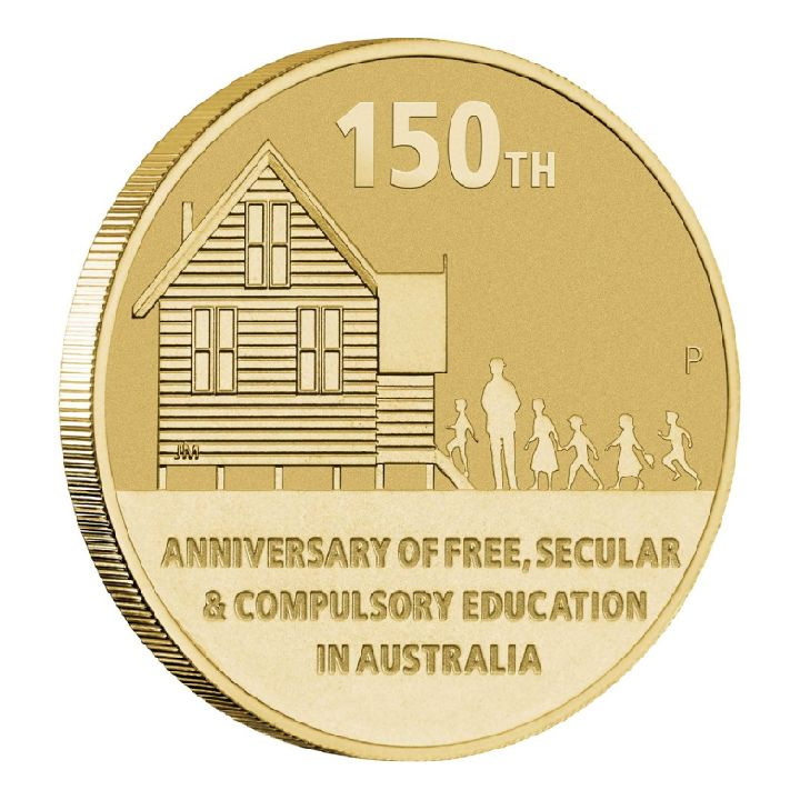 150. rocznica Free, Secular & Compulsory Education in Australia Brąz Aluminiowy 2022