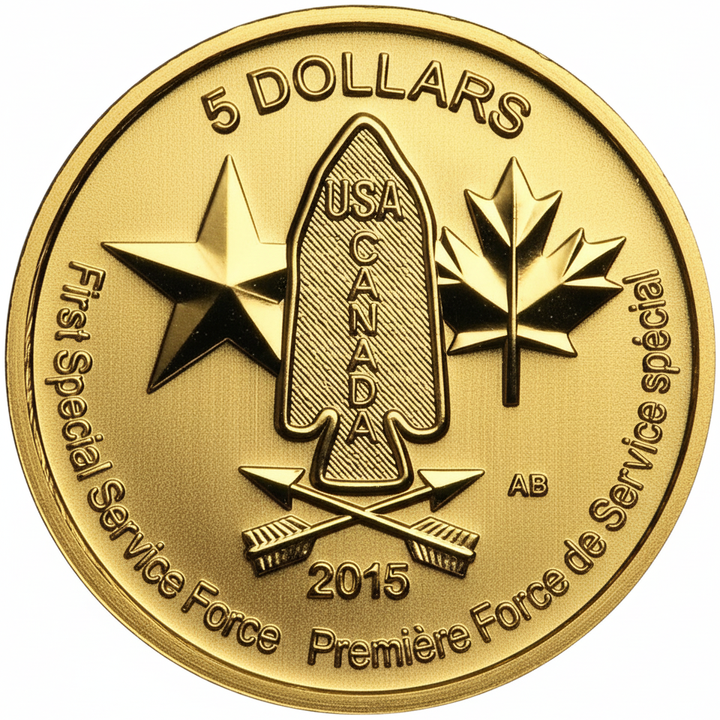 Special Service Force 1/10 uncji Złota 2015