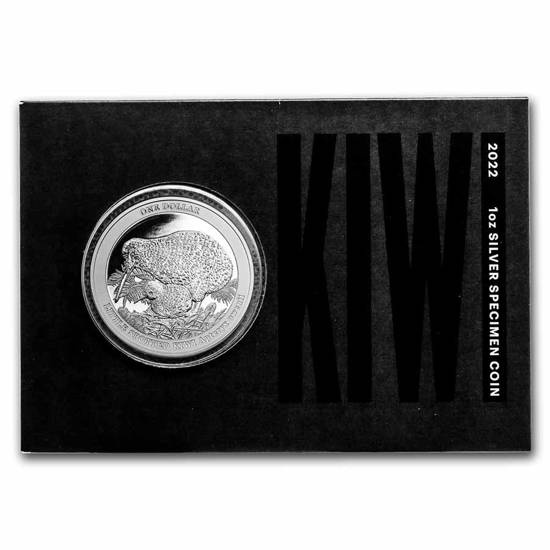 Kiwi 1 uncja Srebra 2022 Specimen Prooflike