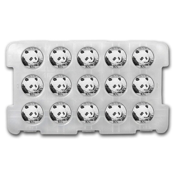 Chińska Panda 30 gramów Srebra 2018, PAKIET 150 SZTUK