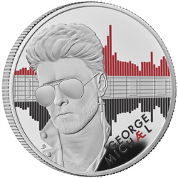 George Michael kolorowany 1 uncja Srebra 2024 Proof