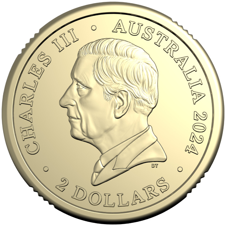 RAM: War Animals Remembrance kolorowany $2 Brąz Aluminiowy 2024 "C" Mintmark