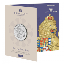 The Royal Tudor Beasts: Lion of England Miedzionikiel 2022