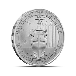 Wojna podwodna na Pacyfiku 1/2 uncji Srebra Różne Roczniki