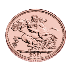 Wielka Brytania: Złoty Suweren Elżbieta II 2021