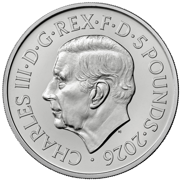 The Royal Mint: The Angel £5 Miedzionikiel 2026