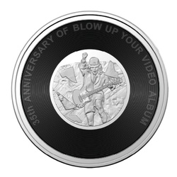 Zestaw 6 monet kolorowanych AC/DC 45. rocznica 2022/2023