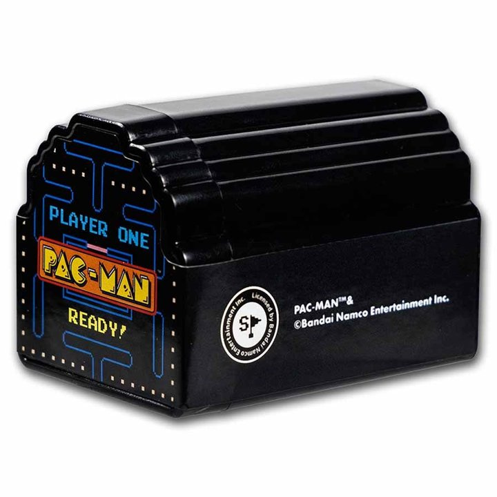 Niue: PAC-MAN GHOST 1 uncja Srebra 2022 Stackable Shaped Coin