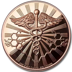 Cannabis Hippie Design 1 uncja Miedzi