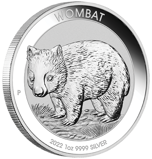 Australijski Wombat 1 uncja Srebra 2022