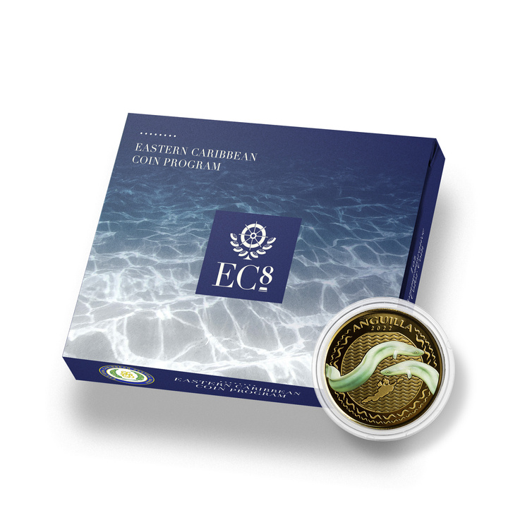 Anguilla: Murena kolorowana 1 uncja Złota 2022