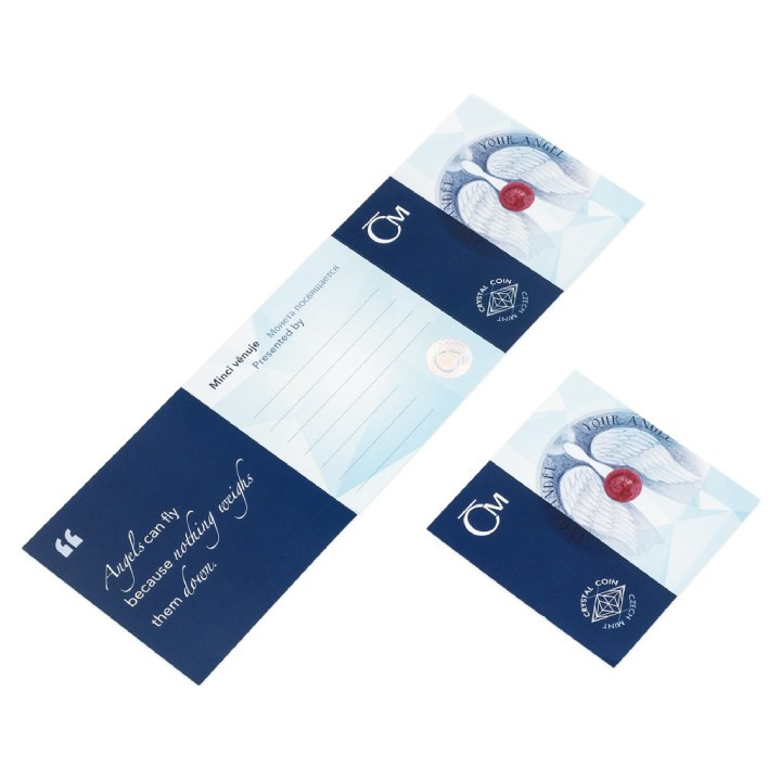 Niue: Crystal Coin - Angel $2 Srebro 2023 Proof