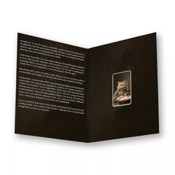 Sztabka The Holy Land Mint - Human Cats - Artie kolorowana 1 uncja Srebra 2025 