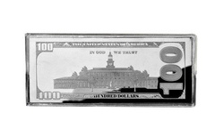 Replika Benjamin Franklin $100 4 uncje Srebra 2015 Proof