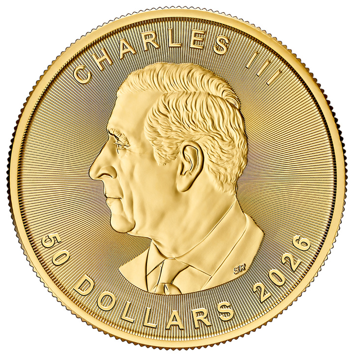 Kanadyjski Liść Klonowy 1/4 uncji Złota 2026