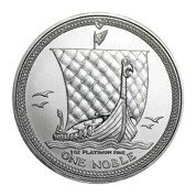 Isle of Man Noble 1 uncja Platyny Różne Roczniki