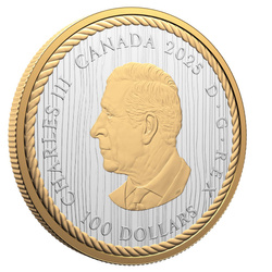 Canada: The Hunter pozłacany 10 uncji Srebra 2025 Proof