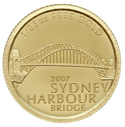 Sydney Harbour Bridge 1/25 uncji Złota 2007 Proof