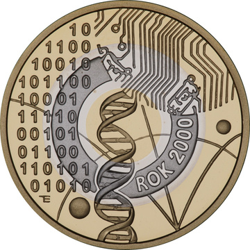 Rok 2000 – Przełom Tysiącleci 200 zł Złoto 2000 Proof