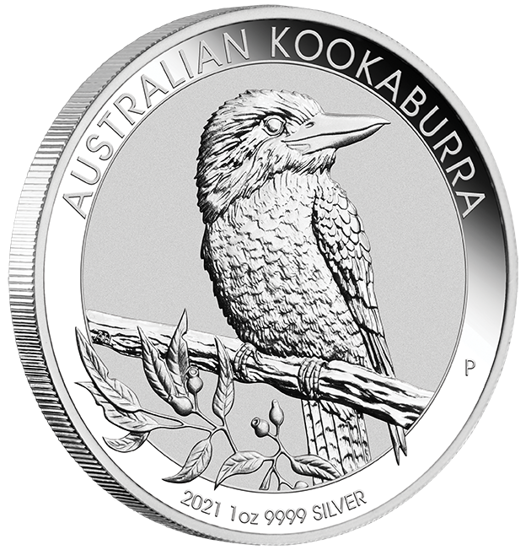 Kookaburra 1 uncja Srebra 2021 PAKIET 20 SZTUK