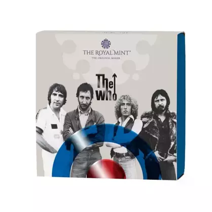 Legendy Muzyki: THE WHO 1/2 uncji Srebra 2021 Proof