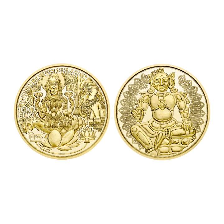 The Gold of India 100 Euro Złoto 2023 Proof