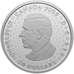Canada: Great Hunters - Grey Wolf $20 Srebro 2025 Proof Ultra High Relief Coin