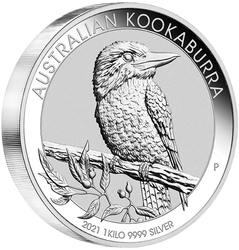 Kookaburra 1000 gramów Srebra 2021