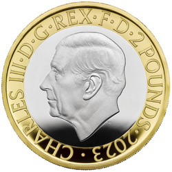 Ada Lovelace £2 pozłacany Srebro 2023 Proof 