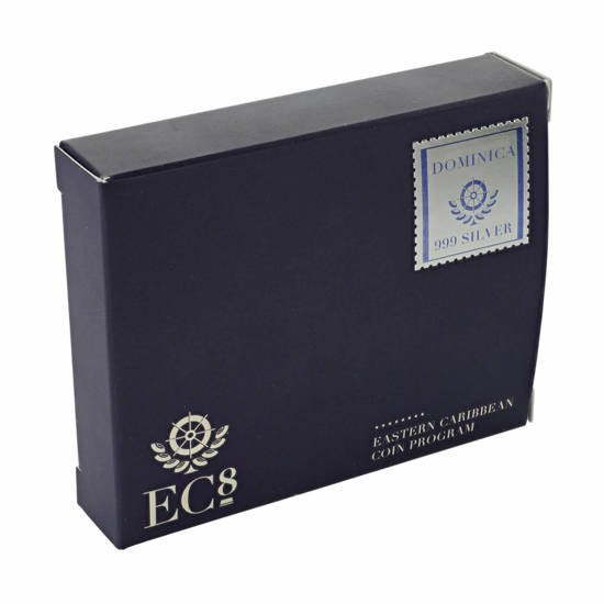 Dominica: The Nature Isle kolorowany 1 uncja Srebra 2018 Proof