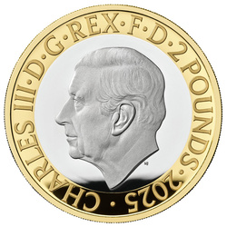 RRS Discovery £2 pozłacany Srebro 2025 Proof