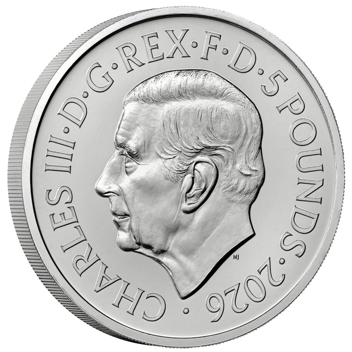 The Royal Mint: The Angel £5 Miedzionikiel 2026