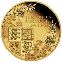 The Queen's Platinum Jubilee 1/4 uncji Złota 2022 Proof