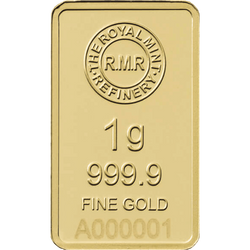 1 gram Sztabka Złota Niesortowana