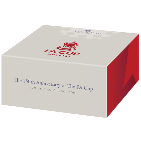The 150th Anniversary of the FA Cup Złoto £2 2022 Proof