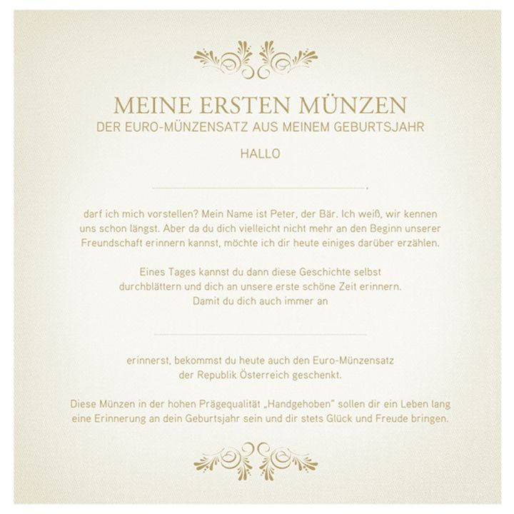 Zestaw monet Baby 2023