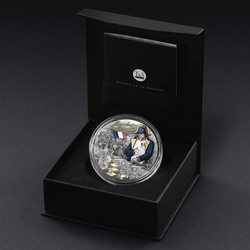 Niue: Visionaries in History - Napoleon Bonaparte pozłacany 2 uncje Srebra 2025 Antiqued Coin