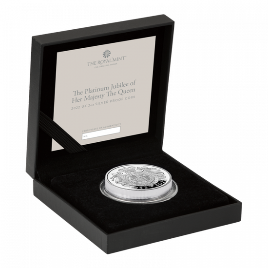 The Platinum Jubilee of Her Majesty The Queen 2 uncje Srebra 2022 Proof