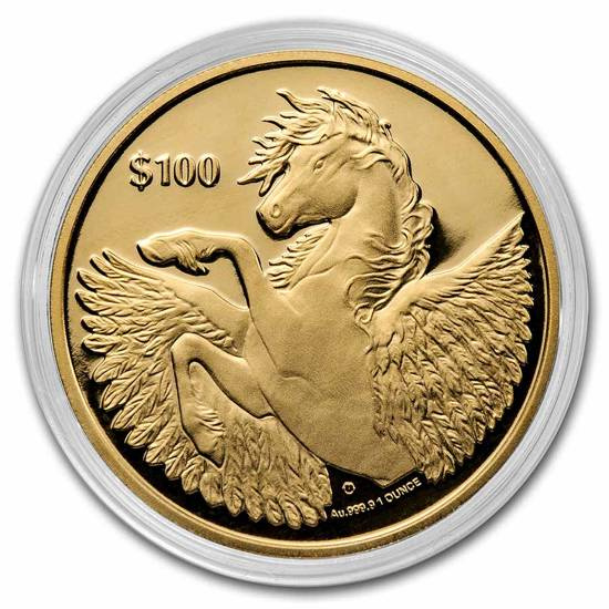 British Virgin Islands: Pegasus 1 uncja Złota 2022