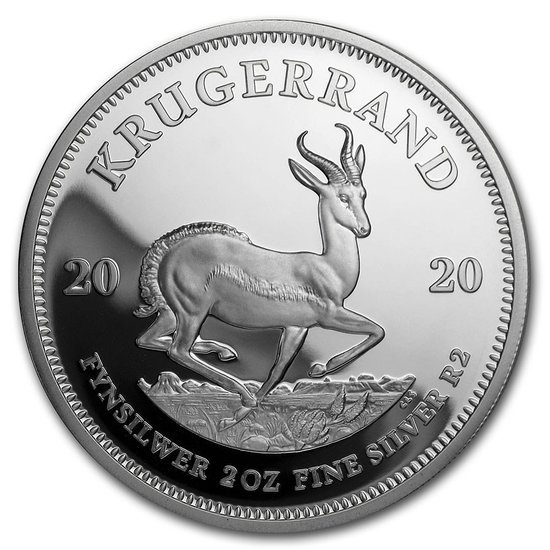 Krugerrand 2 uncje Srebra 2020 Proof
