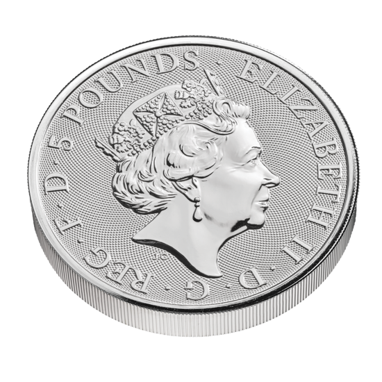 Bestie Królowej: Biały Chart z Richmond 2 uncje Srebra 2021