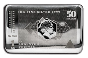 Sztabko Moneta Niue: Silver Note Coinbar 1000 gramów Srebra 2022